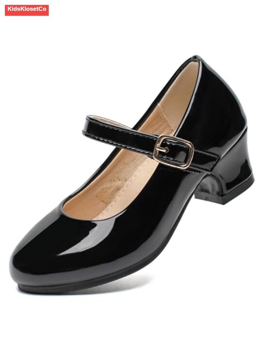 Other - Girls Low Heels Mary Jane Dress Shoes Patent Leather Flats Princess